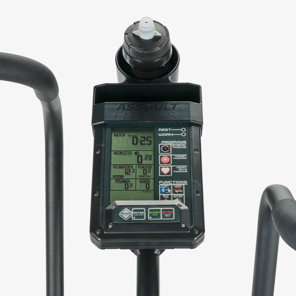 Pro X console with rest and work lights and bottle holder