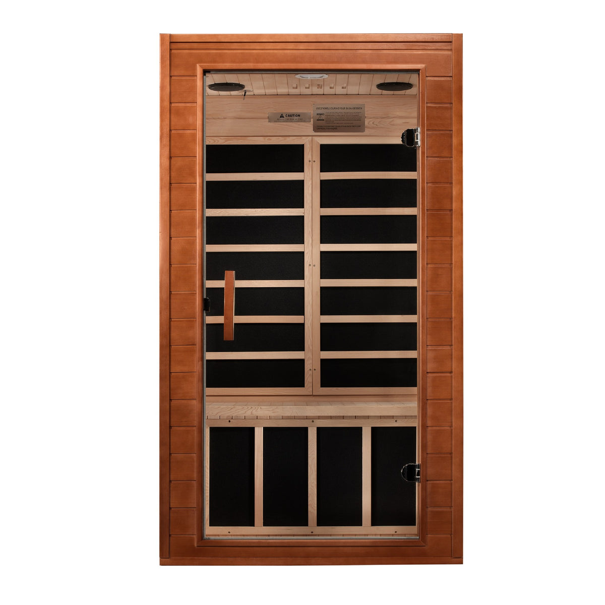 Dynamic Avila Elite 1-2-Person Ultra Low EMF FAR Infrared Sauna, front view