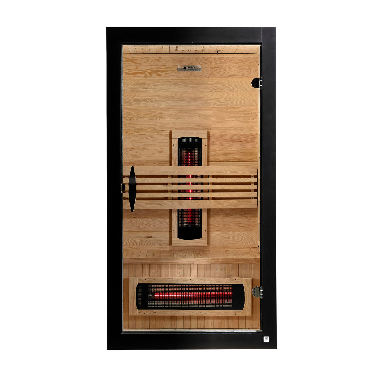 Dynamic Santorini 1-2-Person Full Spectrum Near Zero EMF FAR Infrared Sauna, front view