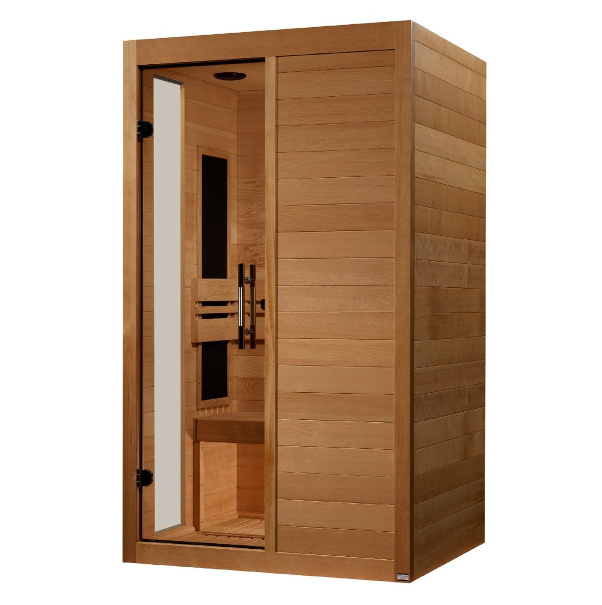 Dynamic Veneto Elite 1-2-Person Ultra Low EMF FAR Infrared Sauna, side angle view