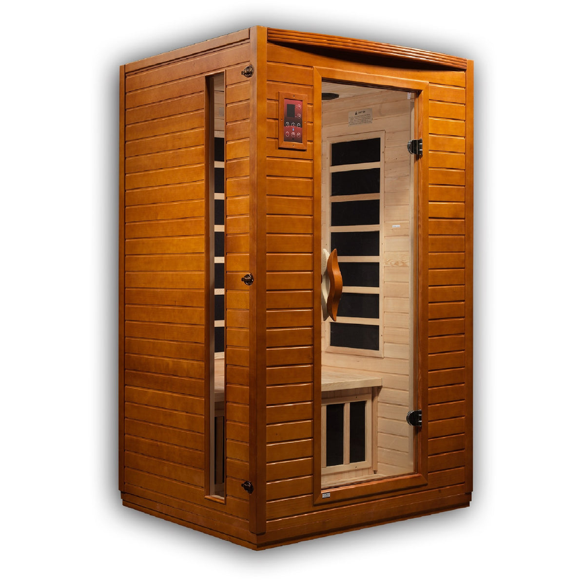 Dynamic Versailles Elite 2-Person Ultra Low EMF FAR Infrared Sauna, second side angle view