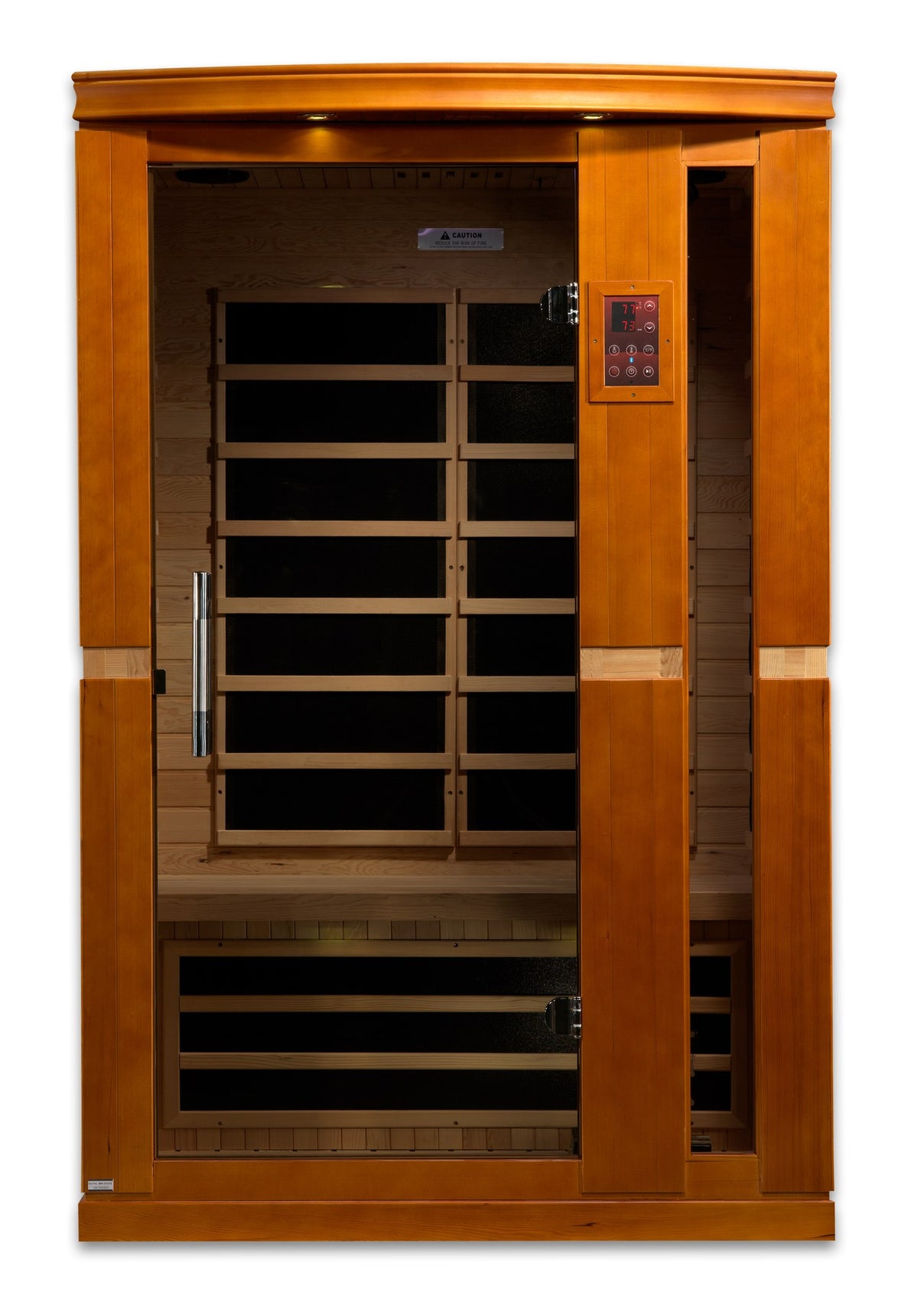 Dynamic Vittoria Elite 2-Person Ultra Low EMF FAR Infrared Sauna, front view