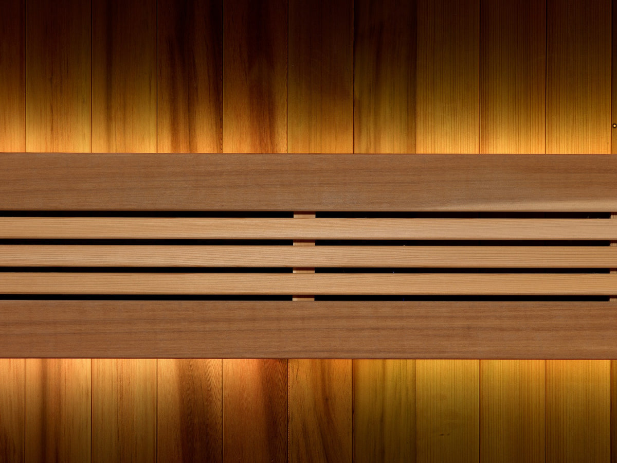 Golden Designs Sundsvall sauna backrest accent lighting