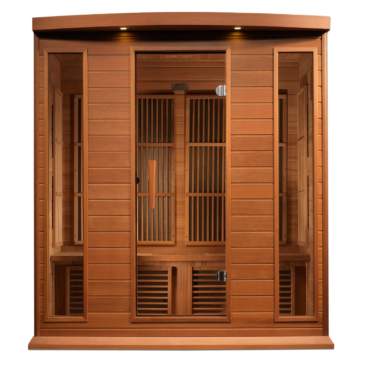 Maxxus 4-Person Low EMF FAR Infrared Sauna, front view