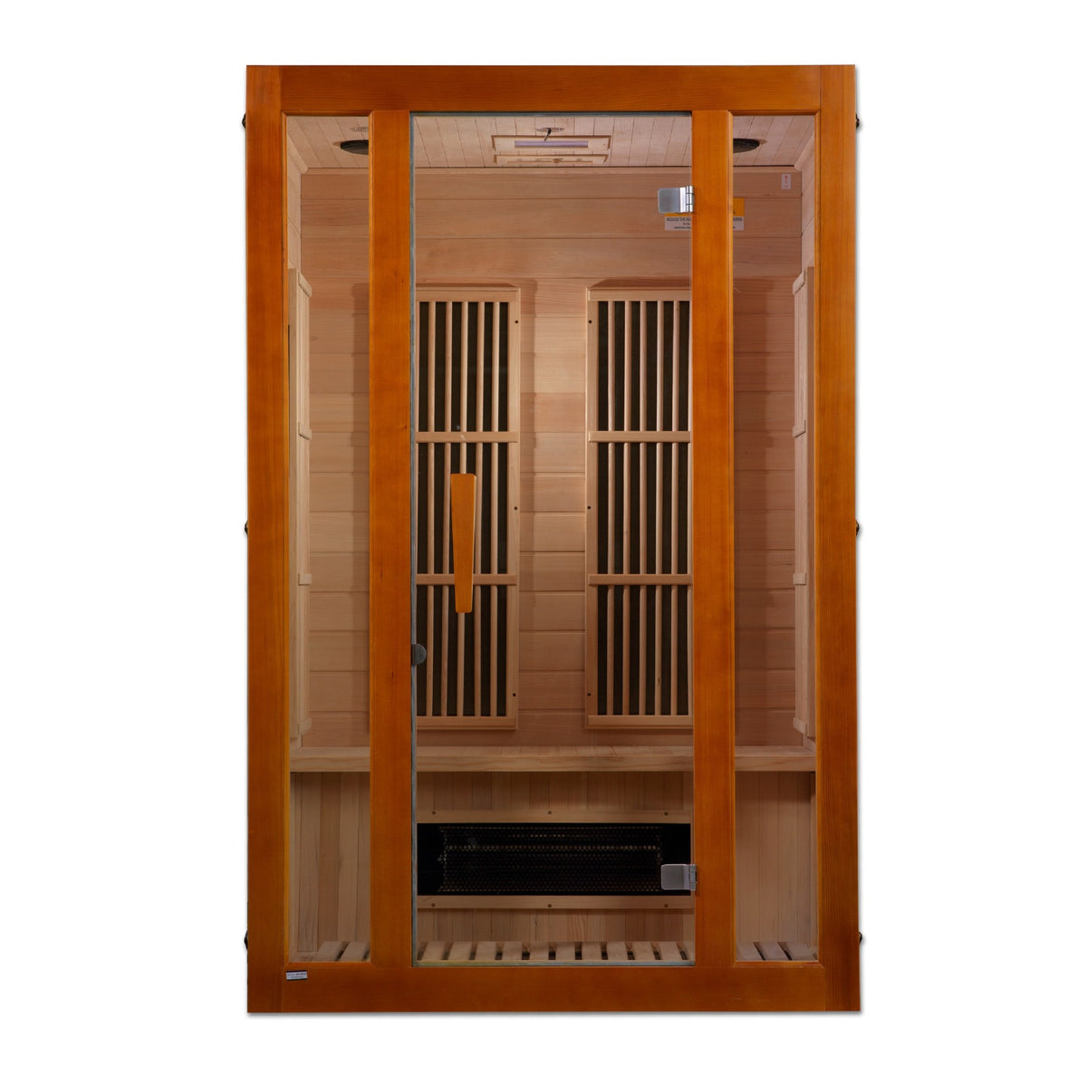 Maxxus Aspen 2-Person Low EMF FAR Infrared Sauna, front view