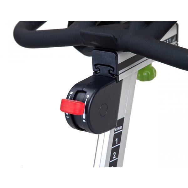 Red emergency-stop lever