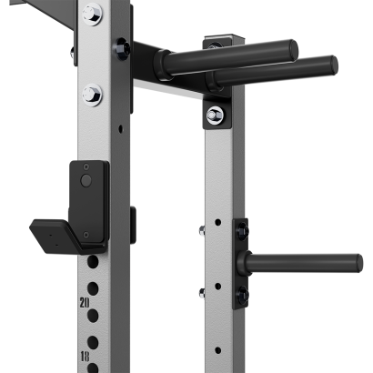 Coated J-hook and laser-cut height numbers
