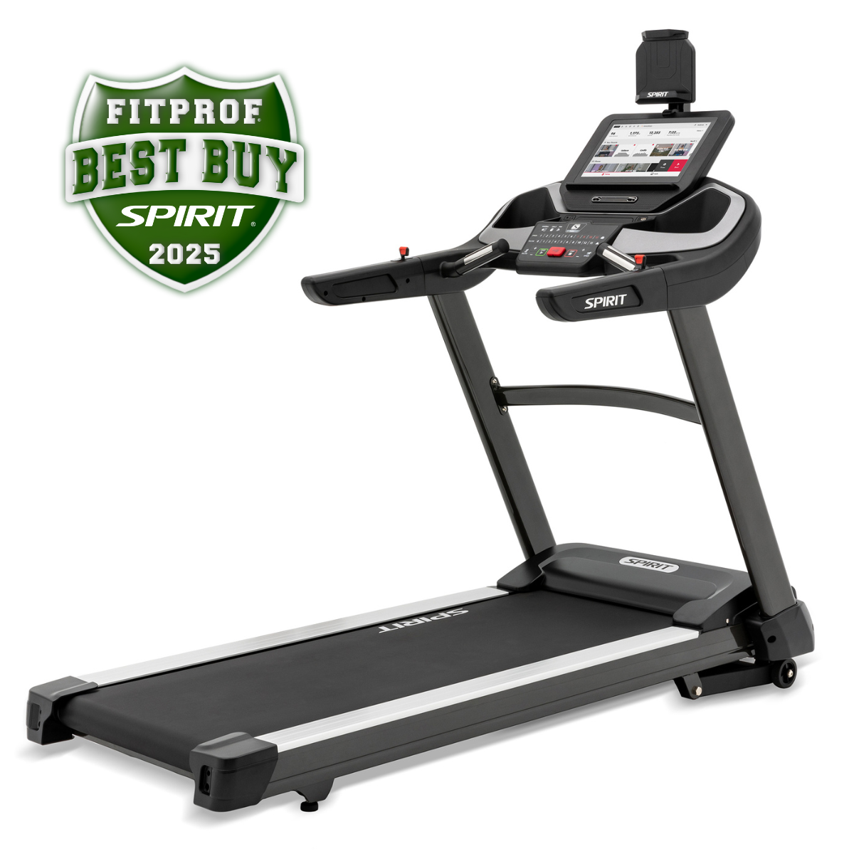 Spirit XT685ENT treadmill with 15.6-inch touchscreen