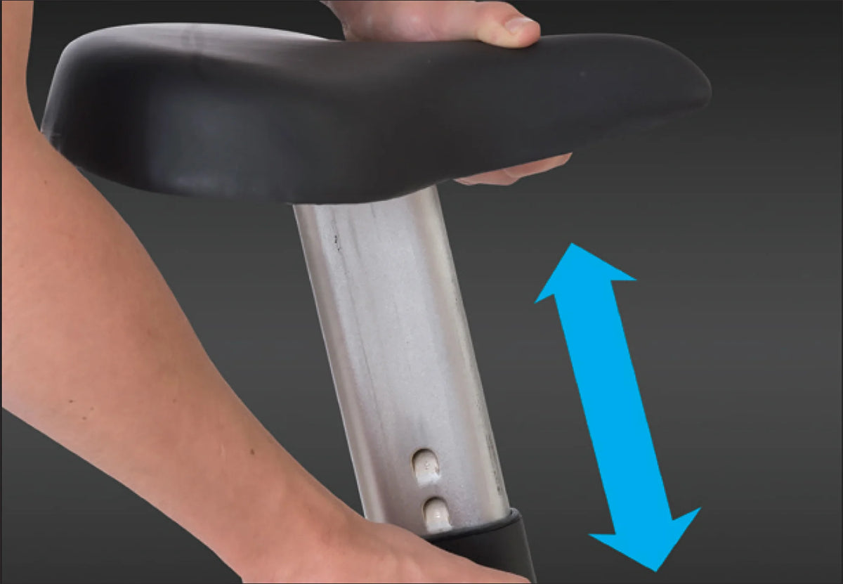 Easy-pull seat height adjustment