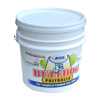 Bucket of JUGS BULLDOG™ Softballs, Game-Ball Yellow™, 12 Balls