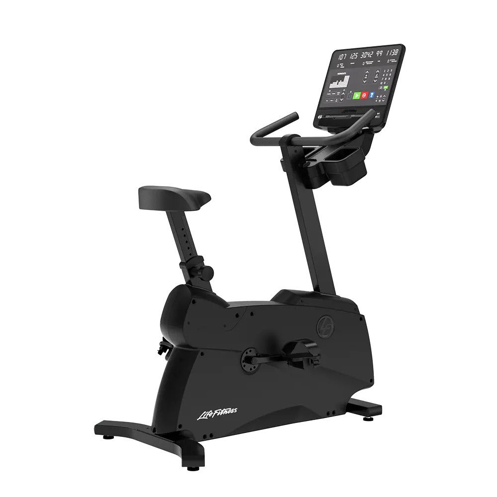Atmos upright bike with SL console, studio view
