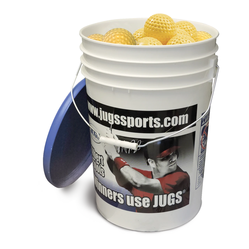 Bucket of JUGS Sting-Free® Dimpled Baseballs, 4 Dozen