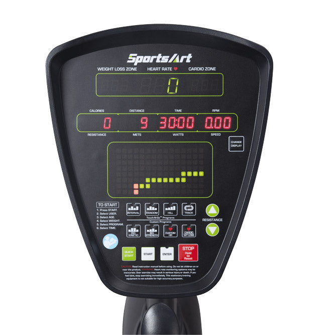 C521M LED console with workout profile