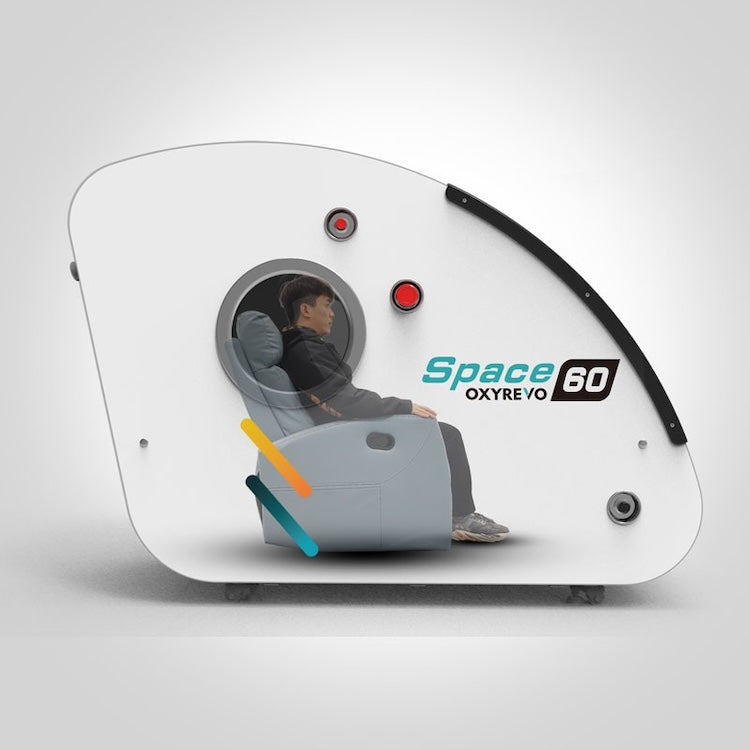 OxyRevo Space60 1.5 to 2.0ATA Hard Sitting Hyperbaric Chamber