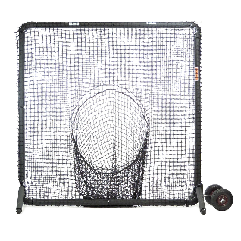 JUGS Protector™ Series Square Screen with Sock-Net™, 7'H x 7'W with Wheel Kit