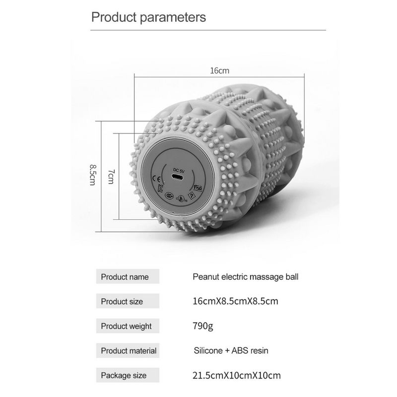 Vibrating Foam Roller | Electric Muscle Recovery Roller for Athletes | Athlete Restore