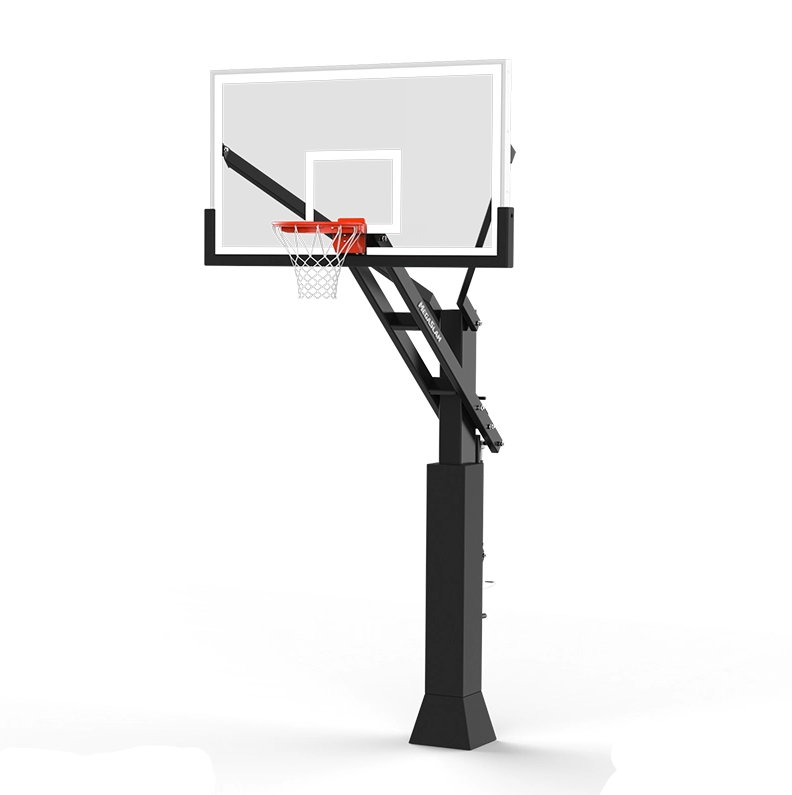 In-Ground Basketball Hoop | Adjustable Height Outdoor Basketball Goal | Athlete Restore