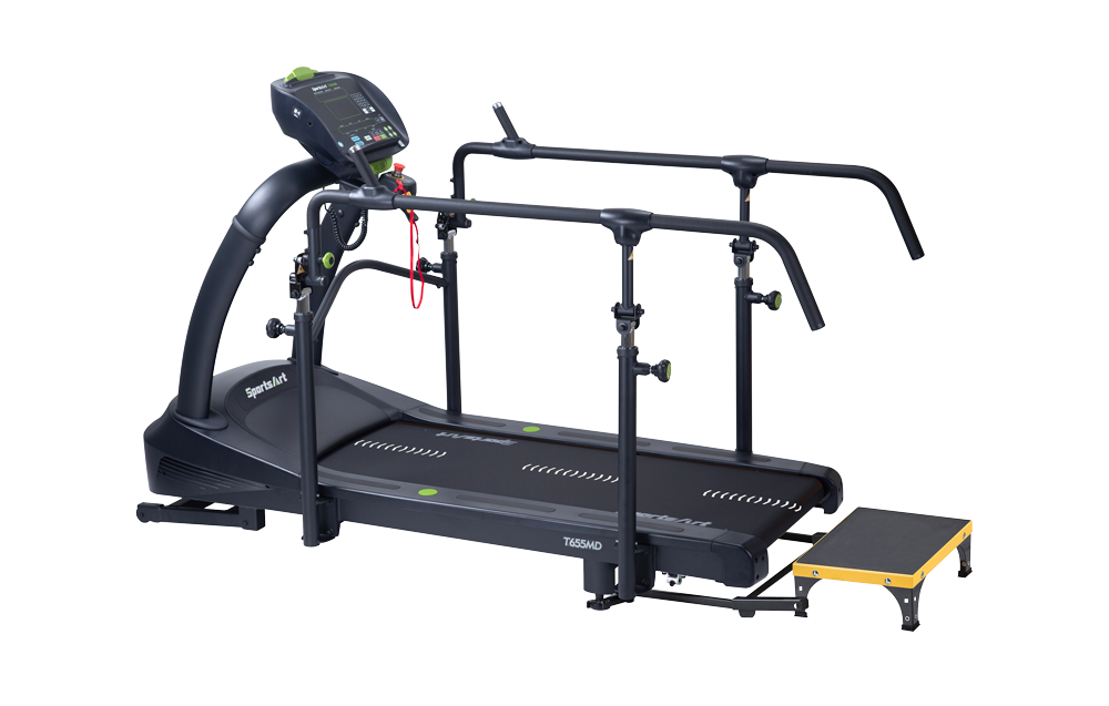 SportsArt T655MD medical treadmill with detachable step