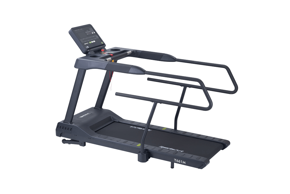 SportsArt T661M medical treadmill with extended handrails