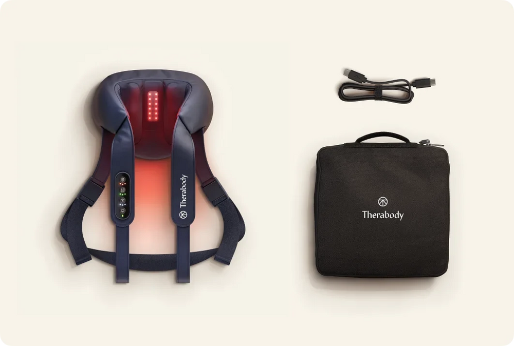 ThermNeck & Upper Back with soft travel case and USB-C cable