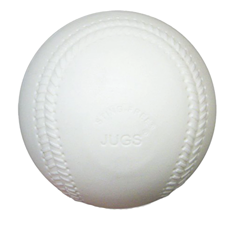 JUGS Sting-Free® Realistic-Seam Baseballs, White, 1 Dozen
