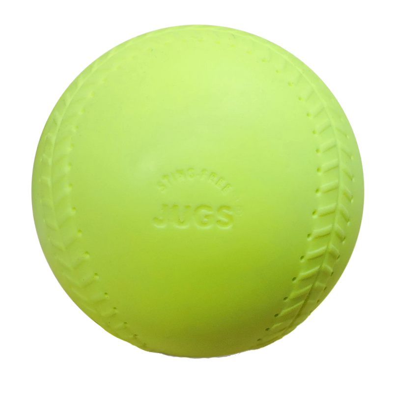 JUGS Sting-Free® Realistic-Seam Softballs, Optic Game-Ball Yellow™, 1 Dozen