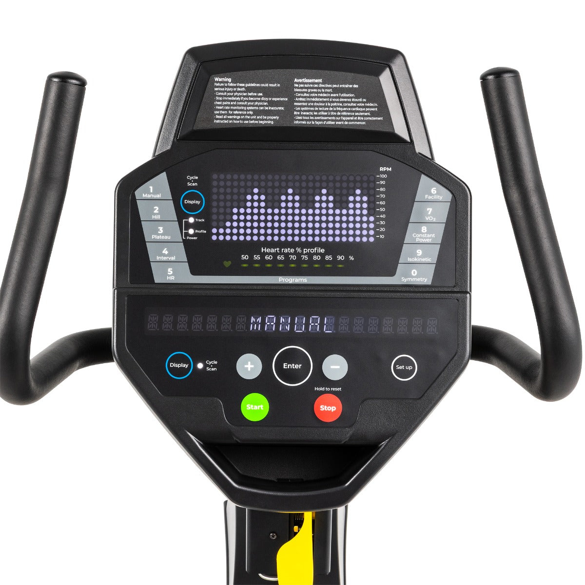 7.0R LED console with workout profile