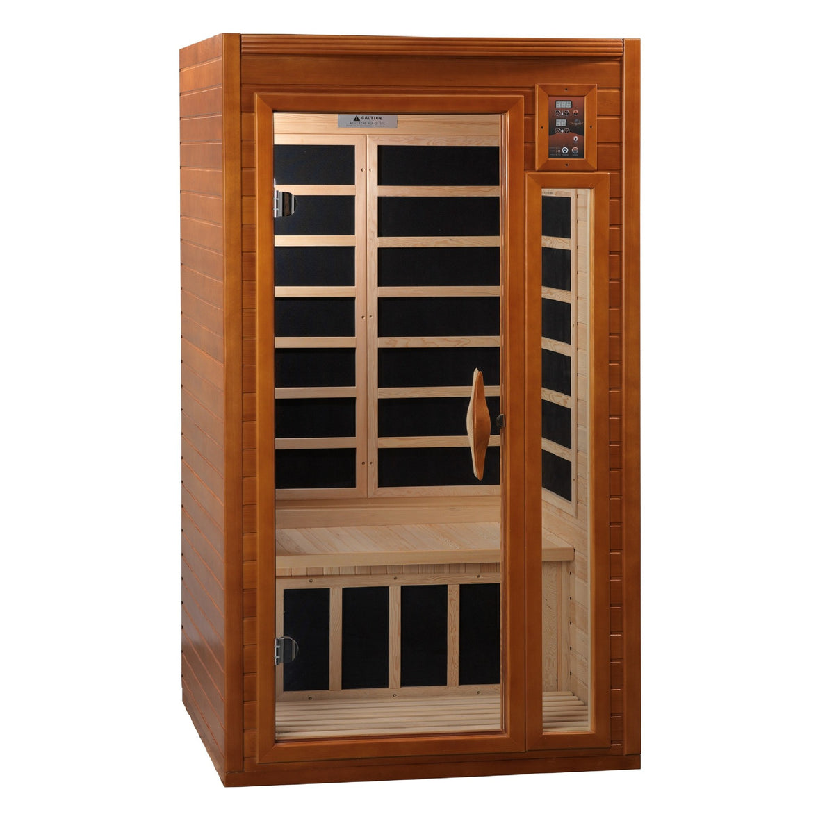 Dynamic Barcelona 1-2-Person Low EMF FAR Infrared Sauna, front view