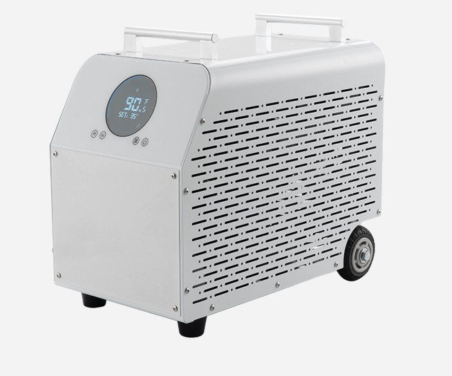 Dynamic Cold Therapy Premier Edition Cold Plunge Chiller, front right view