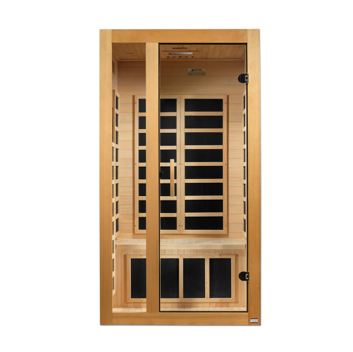 Dynamic Gracia Elite 1-2-Person Ultra Low EMF FAR Infrared Sauna, front view