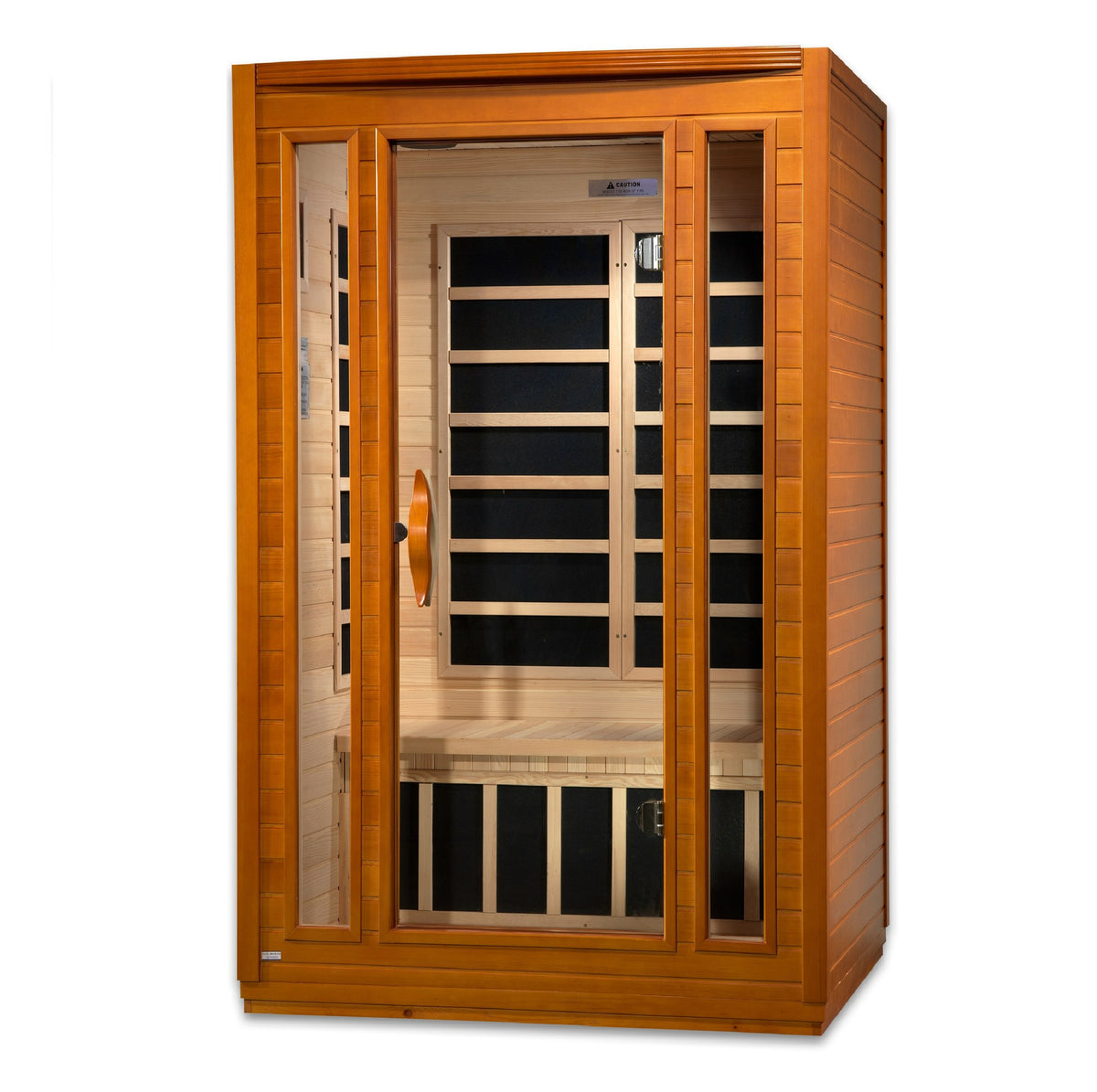 Dynamic San Marino 2-Person Low EMF FAR Infrared Sauna, front view