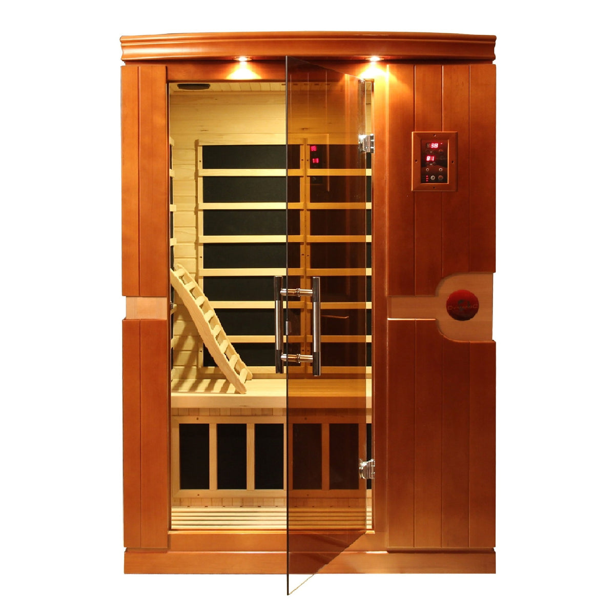 Dynamic Venice Elite 2-Person Ultra Low EMF FAR Infrared Sauna, front view