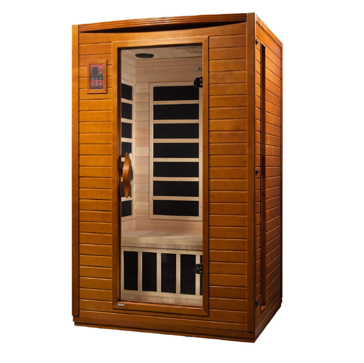 Dynamic Versailles 2-Person Low EMF FAR Infrared Sauna, side angle view