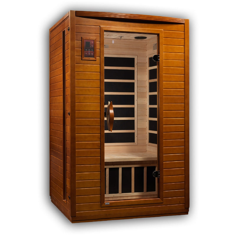 Dynamic Versailles Elite 2-Person Ultra Low EMF FAR Infrared Sauna, front angle view