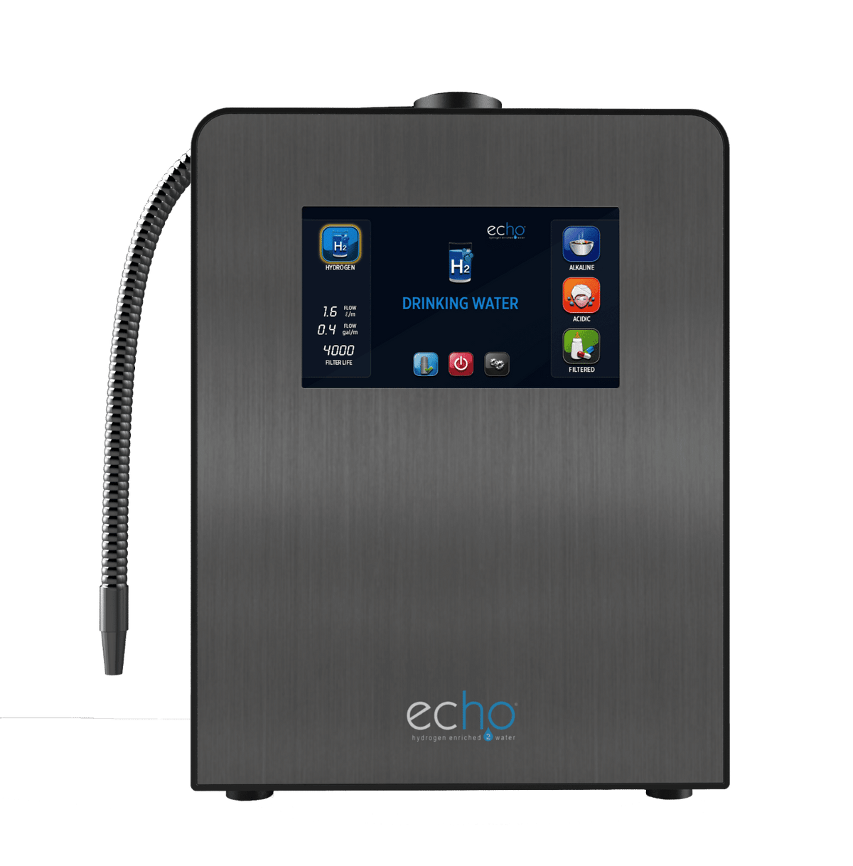 ECHO Ultimate: Up to 99% of contaminants removed.