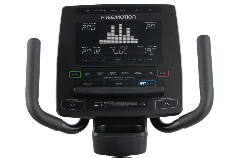 r10.9b LED console and handlebars