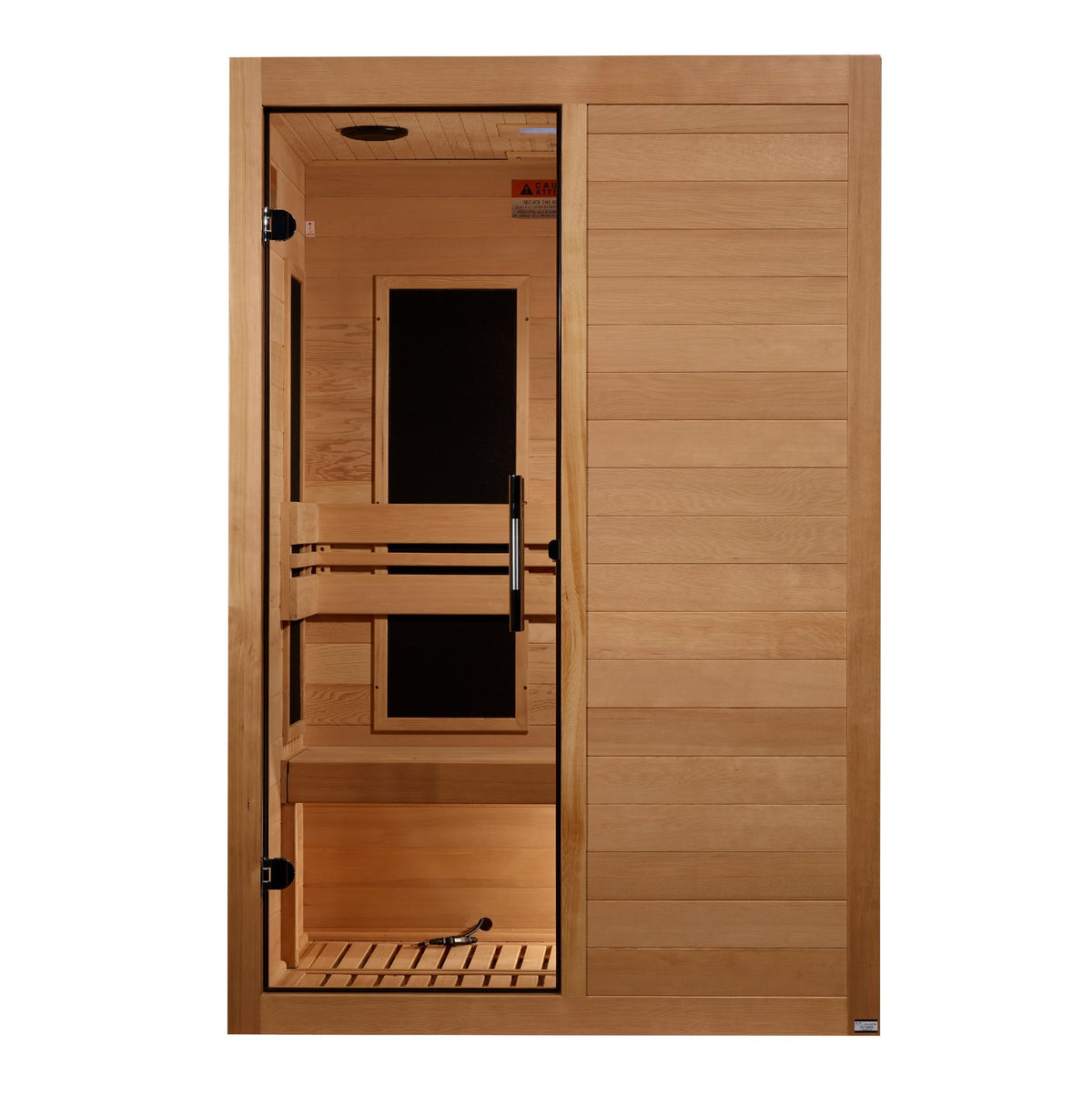 Maxxus S-Line Yoga 2-Person Ultra Low EMF FAR Infrared Sauna, front view