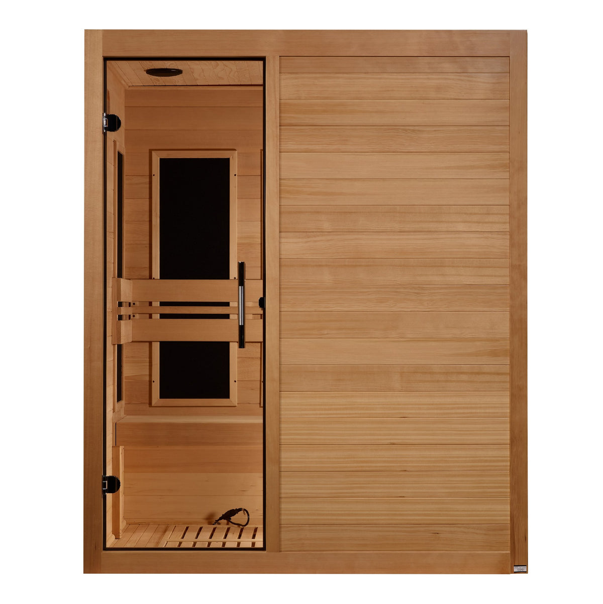 Maxxus S-Line Yoga 3-Person Low EMF FAR Infrared Sauna, front view