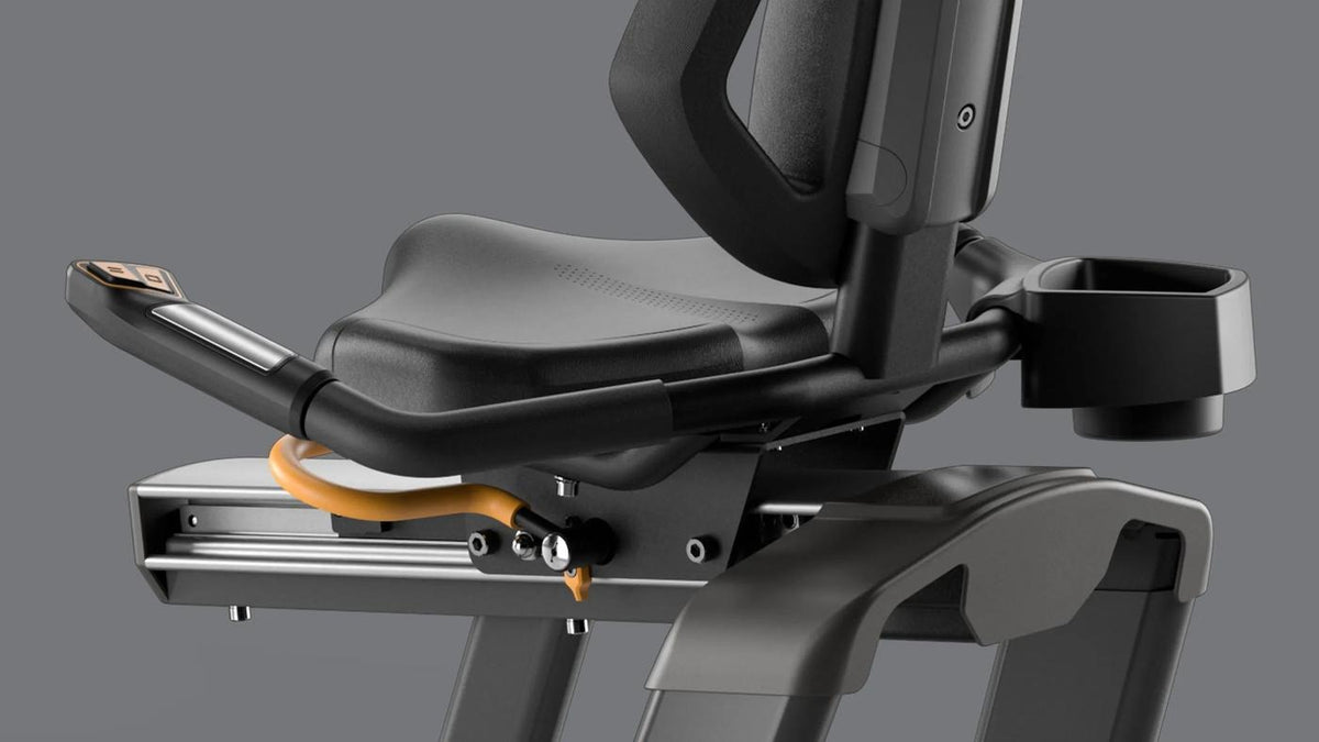 Seat with single-hand adjustment lever