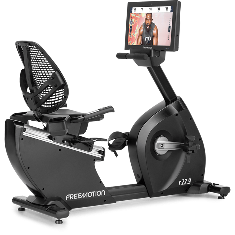 Freemotion r22.9 recumbent bike with 22-inch touchscreen