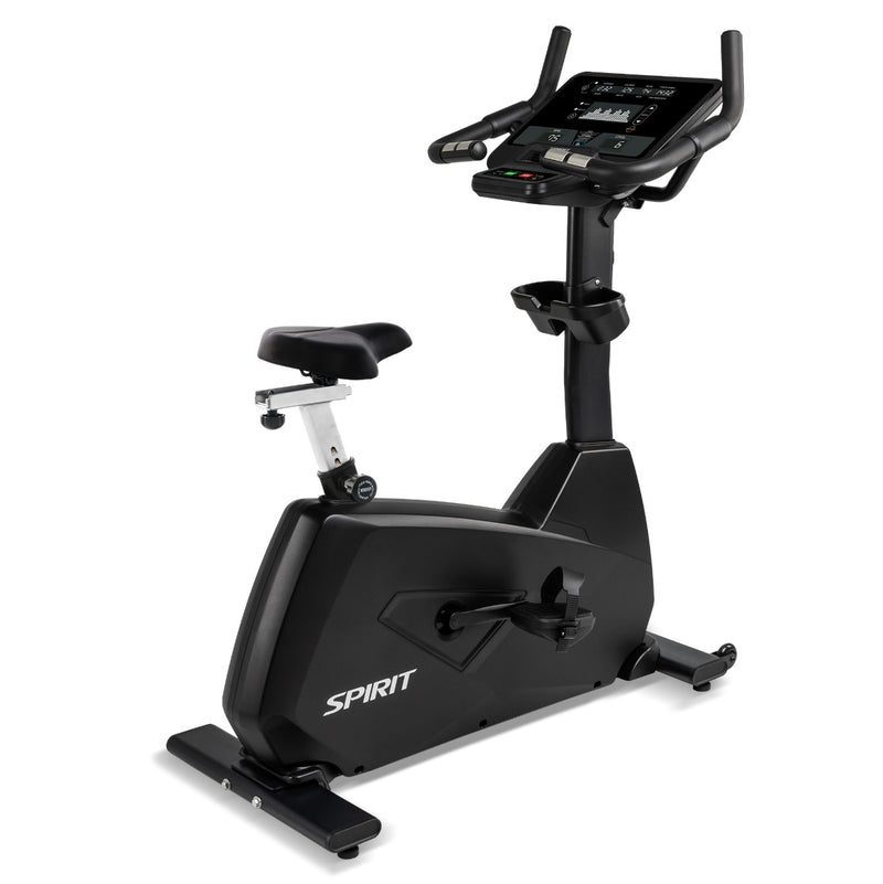 Spirit CU800 upright bike with LED console
