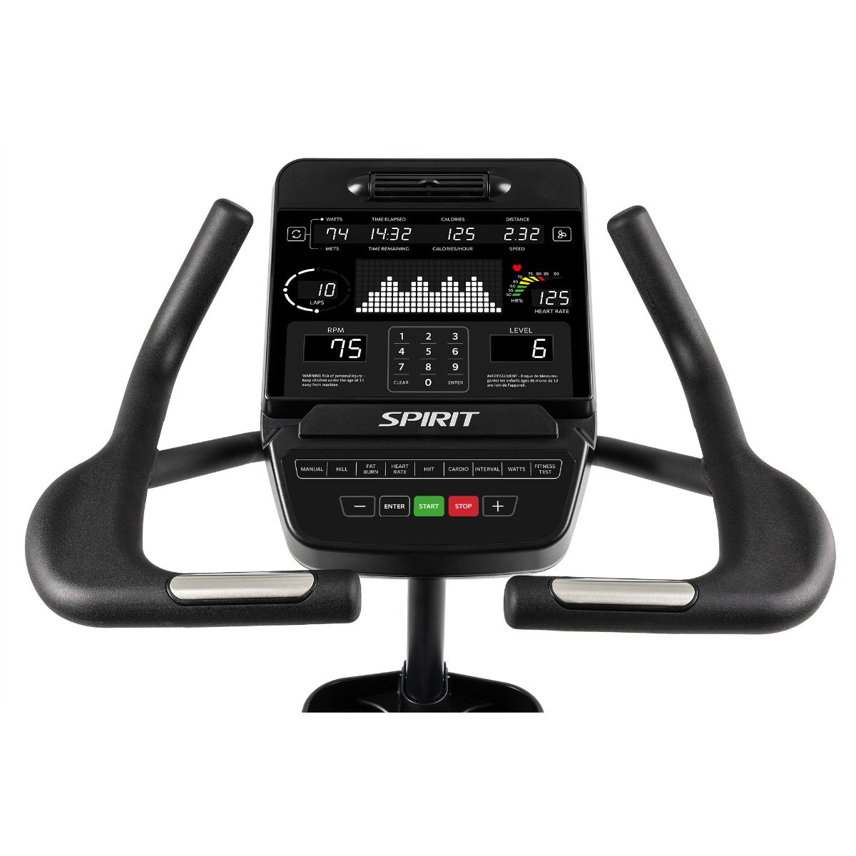 CU900 ultra-bright white LED console and handlebars