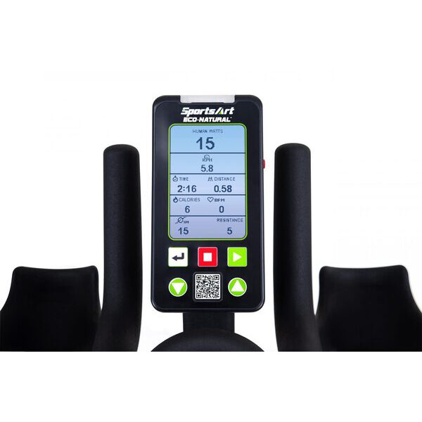 C516 ECO-NATURAL LCD console between the handlebars